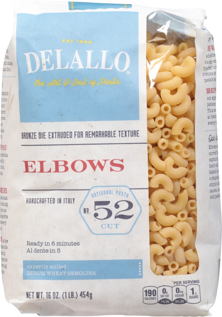 slide 2 of 11, DeLallo Elbow Pasta, 1 lb