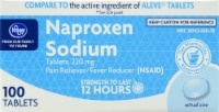 slide 1 of 1, Kroger Naproxen Sodium Tablets, 100 ct