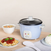 slide 9 of 9, AROMA 4-Cup Pot Style Rice Cooker, Blue, 1 ct