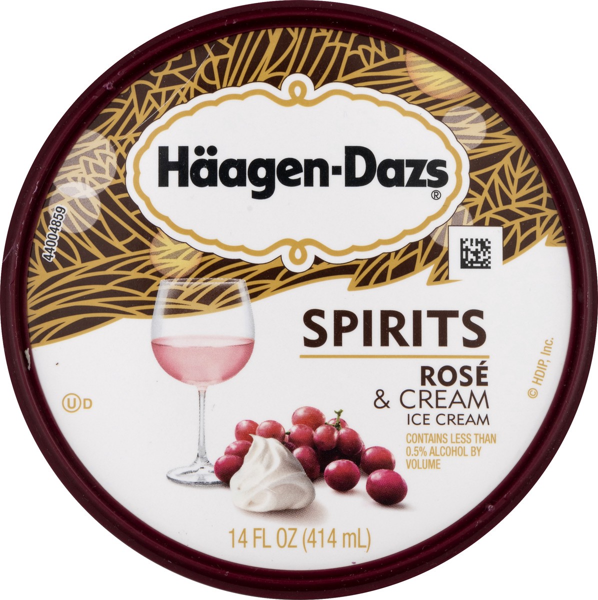 slide 9 of 9, Häagen-Dazs Spirits Rose & Cream Ice Cream 14 fl oz, 14 fl oz