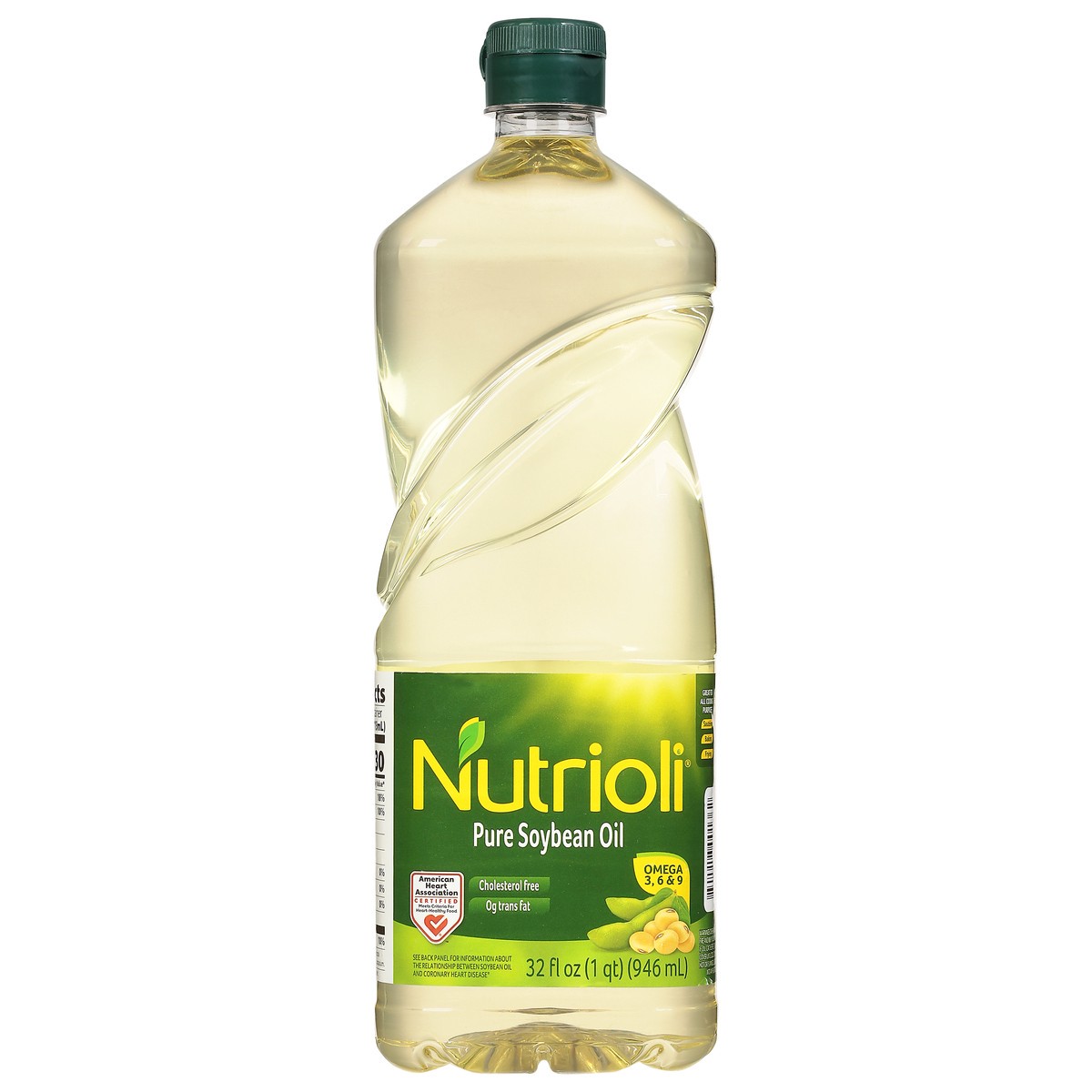 slide 1 of 1, Nutrioli Pure Soybean Oil 32 fl oz, 32 fl oz