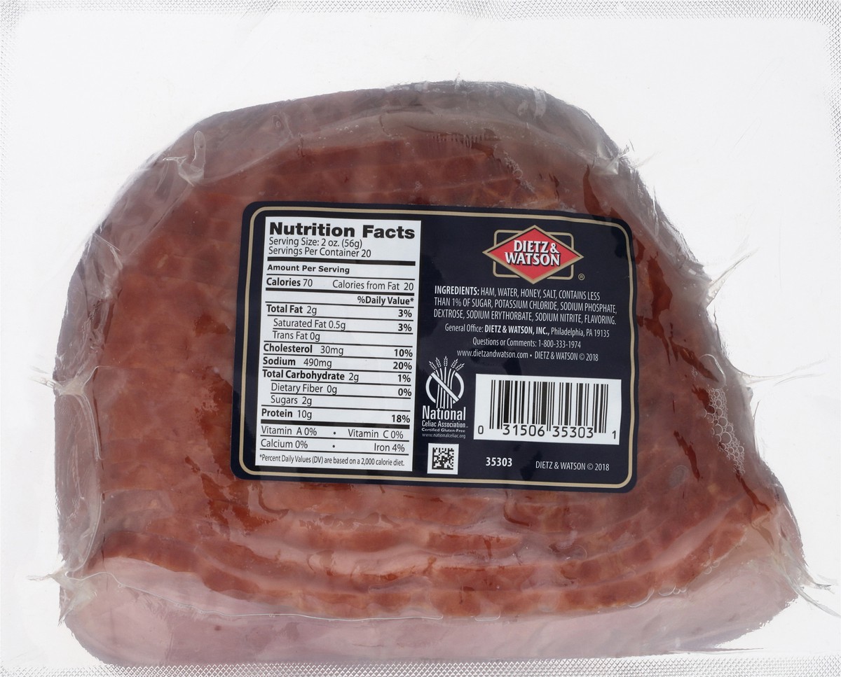 slide 8 of 13, Dietz & Watson Chef Carved Extra Lean Boneless Ham with Natural Juices 2.5 lb, 2.5 lb