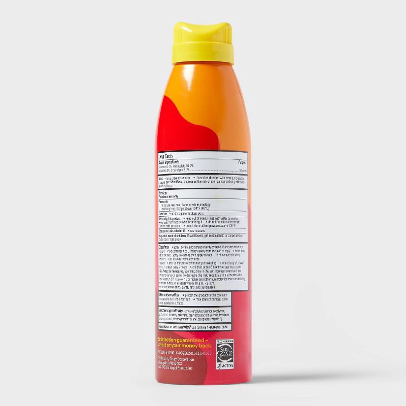 slide 3 of 6, Sport Sunscreen Spray - SPF 30 - 5.5oz - up&up™, 30 x 5.5 oz