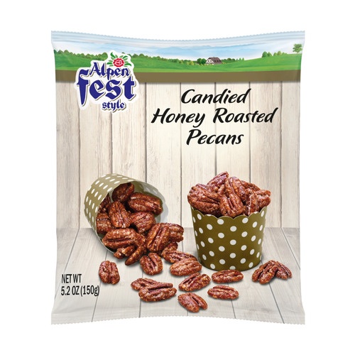 slide 1 of 1, Alesto candied honey roasted pecans, 5.2 oz