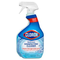 Clorox Disinfecting Bathroom Cleaner, Spray Bottle, 30 Ounces
