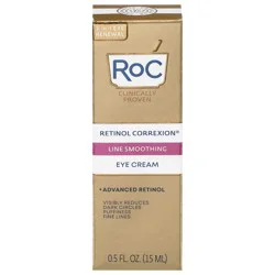RoC Retinol Correxion Line Smoothing Anti-Aging Wrinkle Eye Cream for Dark Circles & Puffy Eyes - 0.5 fl oz