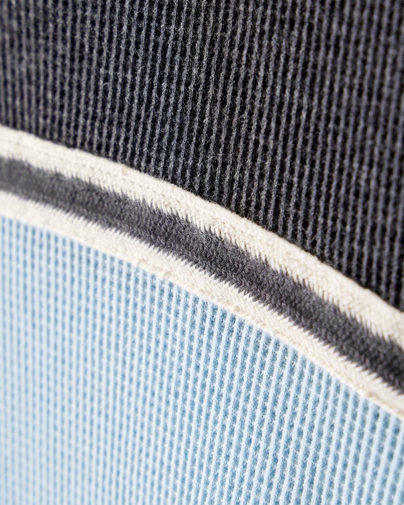 slide 2 of 3, Carter's Carters Boys Colorblock Thermal Long-Sleeve Tee - Blue/Grey Blue 12, 1 ct