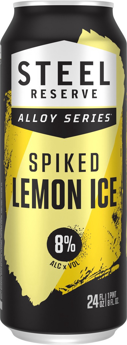 slide 4 of 12, Steel Reserve High Gravity Lemon Ice Single, 24 fl oz
