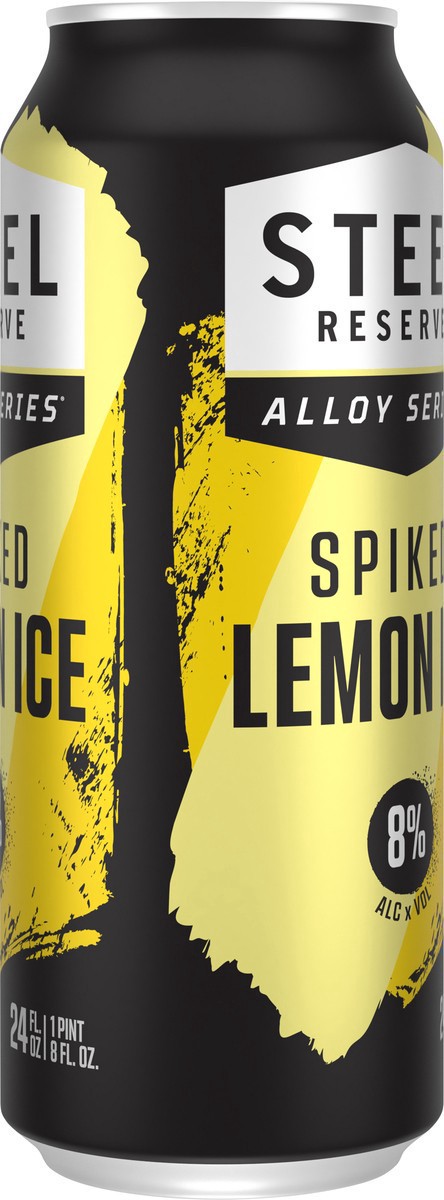 slide 7 of 12, Steel Reserve High Gravity Lemon Ice Single, 24 fl oz