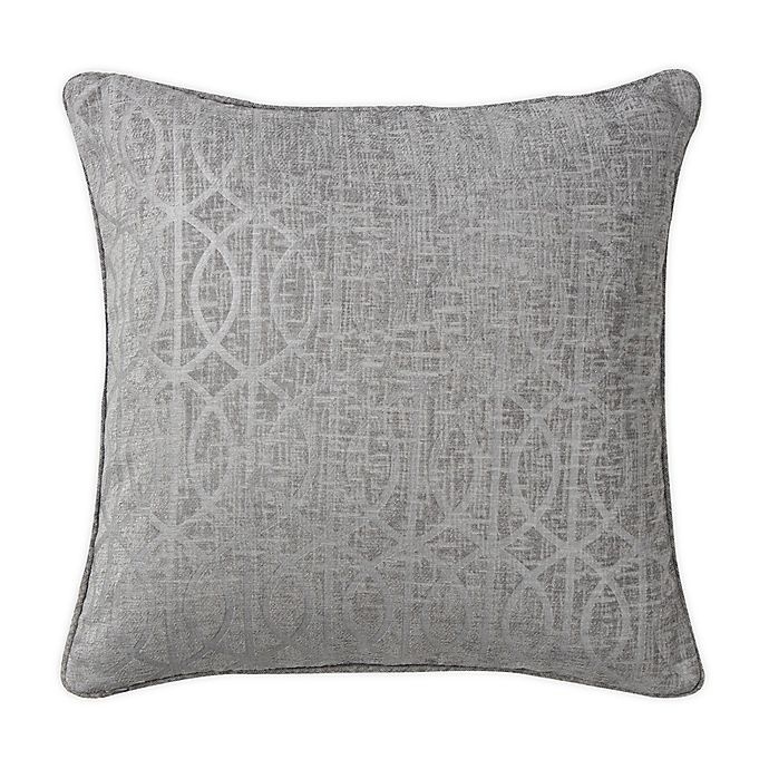 slide 1 of 1, Wamsutta Trellis Square Throw Pillow - Alloy, 1 ct