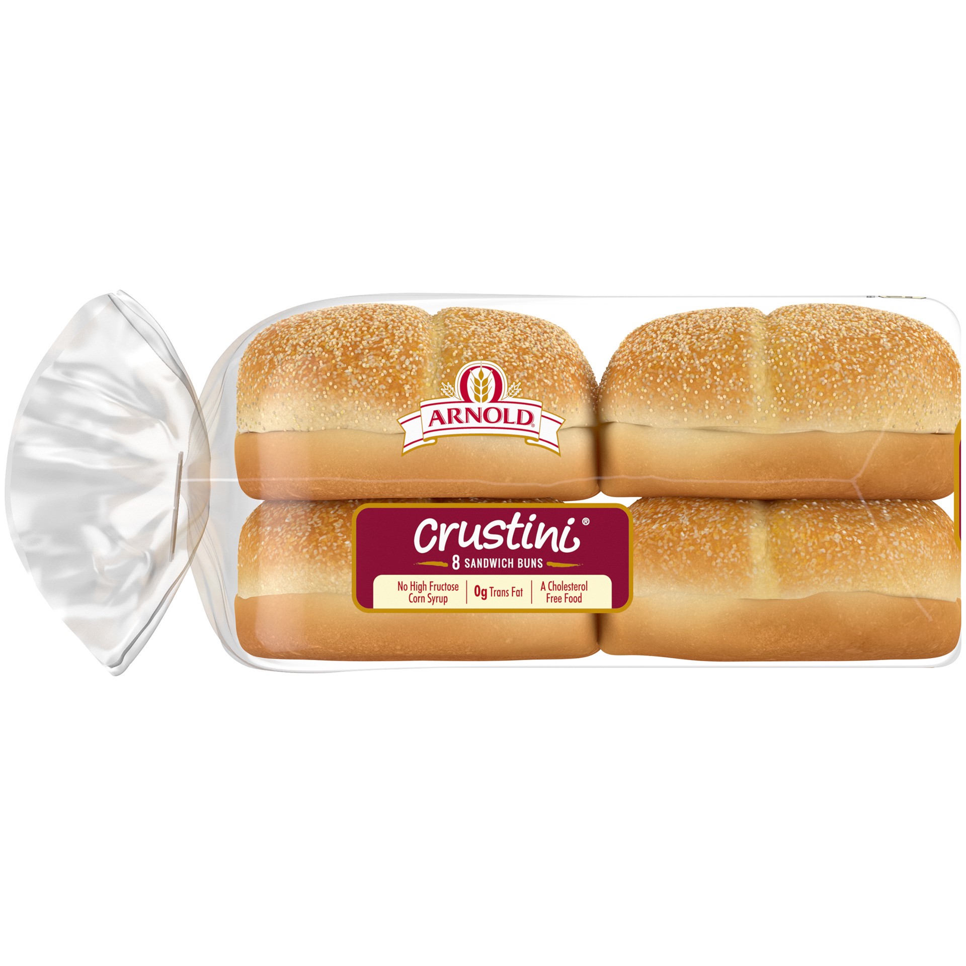 slide 5 of 5, Arnold Specialty Crustini Rolls 8 Ct, 18 oz