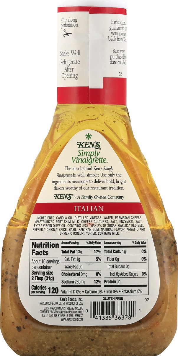 slide 7 of 9, Ken's Steak House Italian Simply Vinaigrette , 16 fl oz