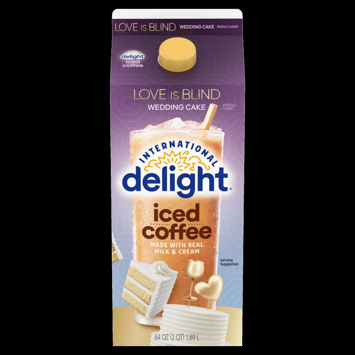 slide 1 of 2, Int Delight Icd Cof Esl Pumpkin 64Oz 6Ct, 64 oz