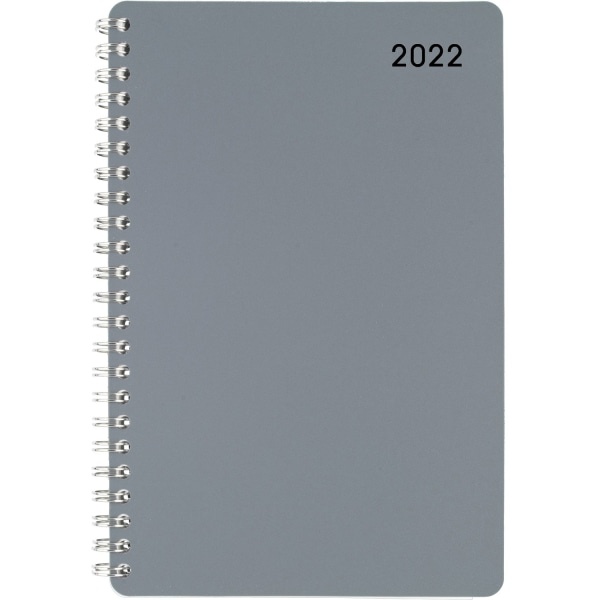 slide 1 of 4, Office Depot Brand Weekly/Monthly Appointment Book, 5'' X 8'', Silver, January To December 2022, Od710330, 5 in