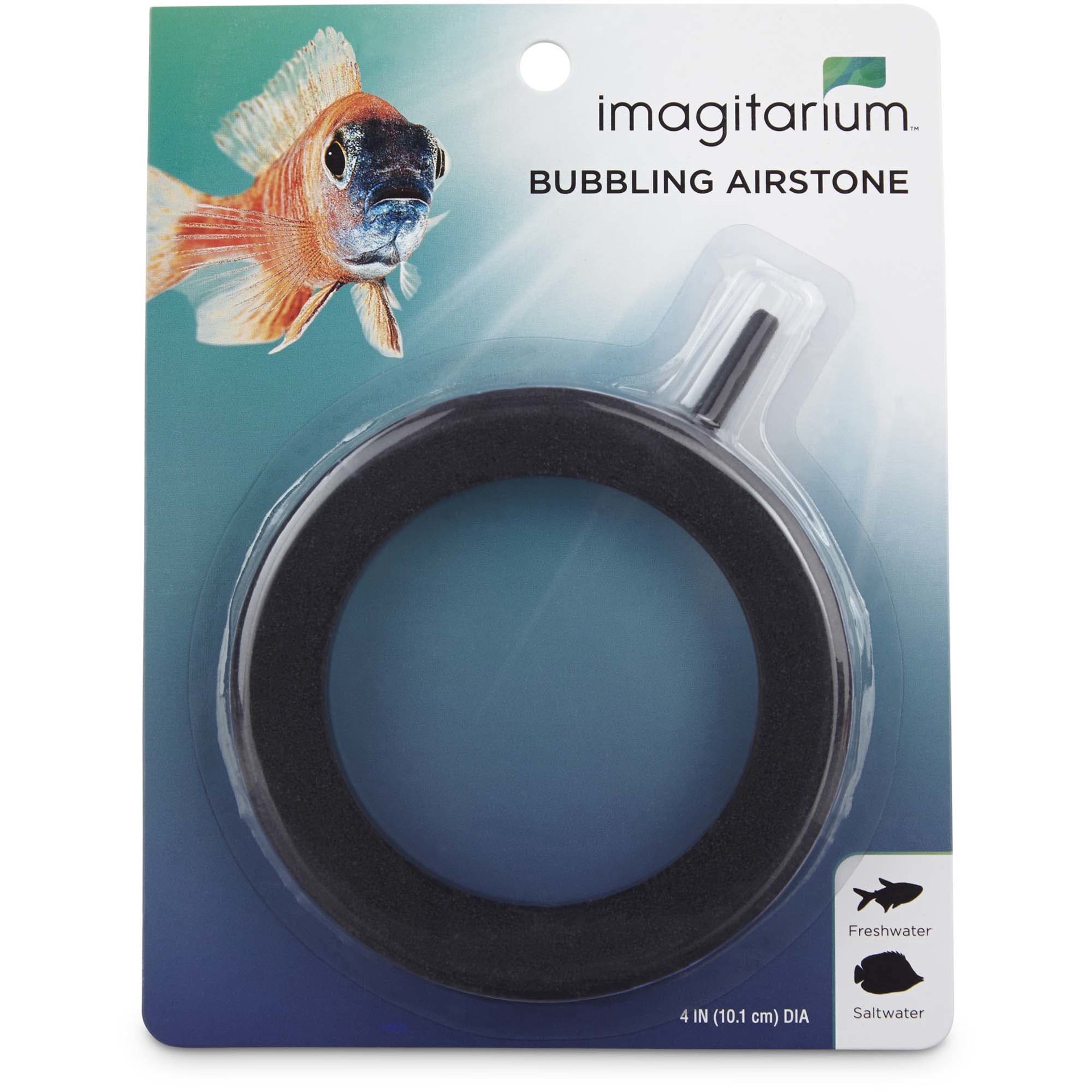 slide 1 of 1, Imagitarium Bubbling Ring Airstone, 4" DIA, MED