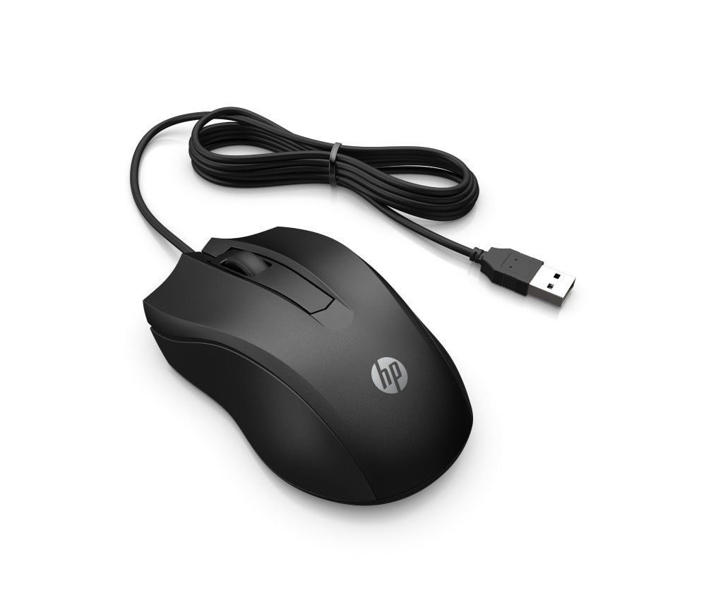 slide 2 of 2, HP 100 Wired Mouse, 1 ct