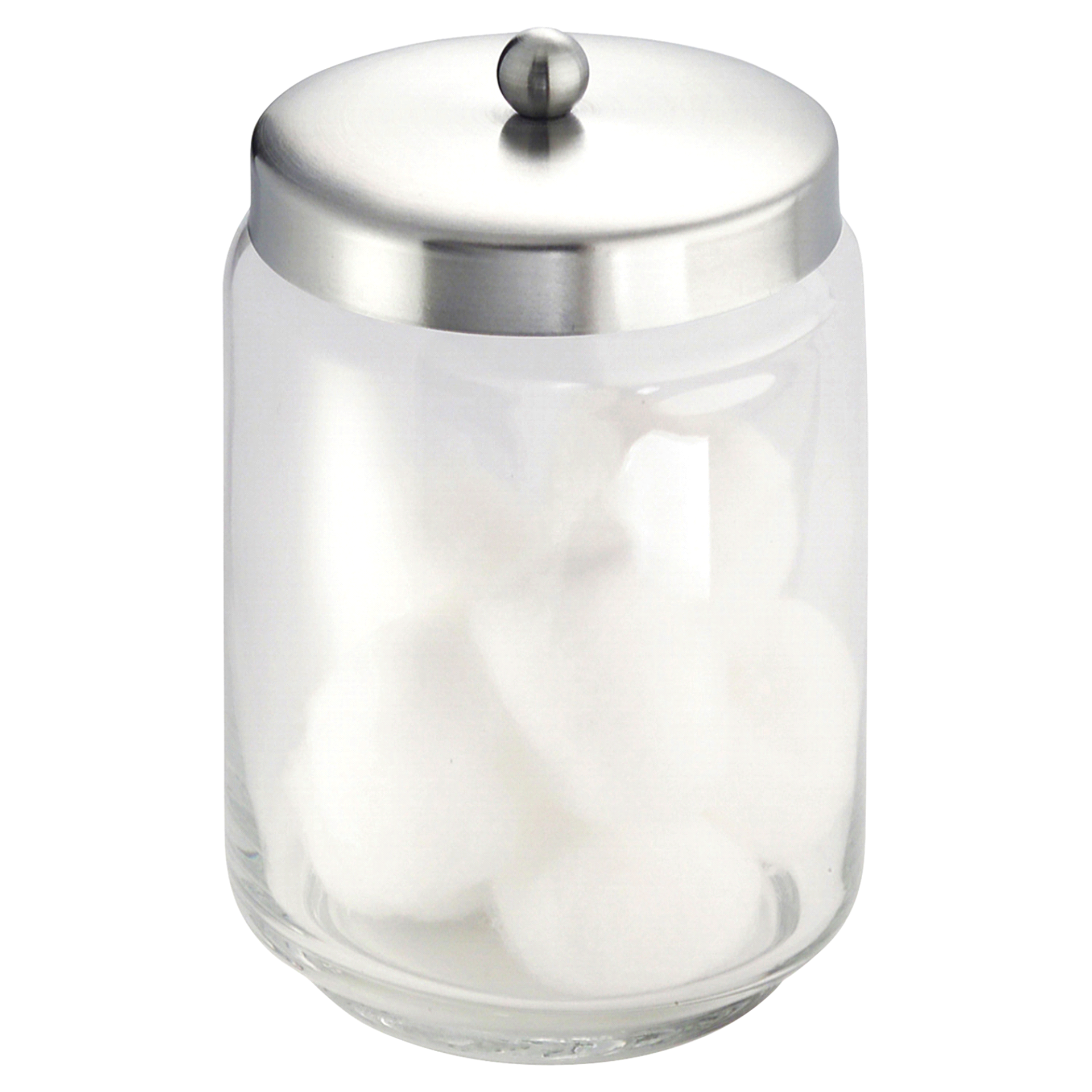 slide 1 of 1, InterDesign Brushed Forma Apothecary Jar, 1 ct