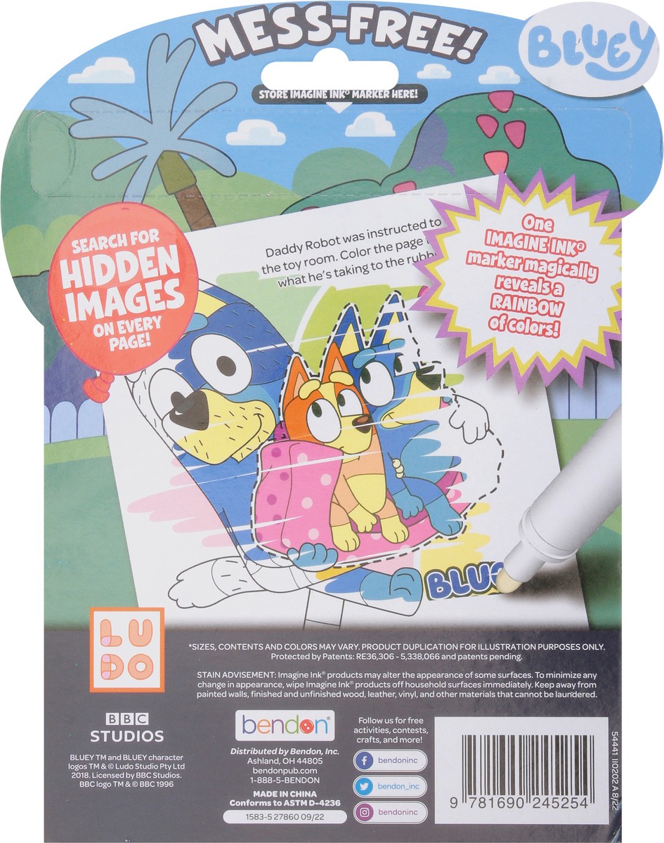 slide 5 of 11, Bendon Bluey Ages 3+ Marker + Game Book 1 ea, 1 ct