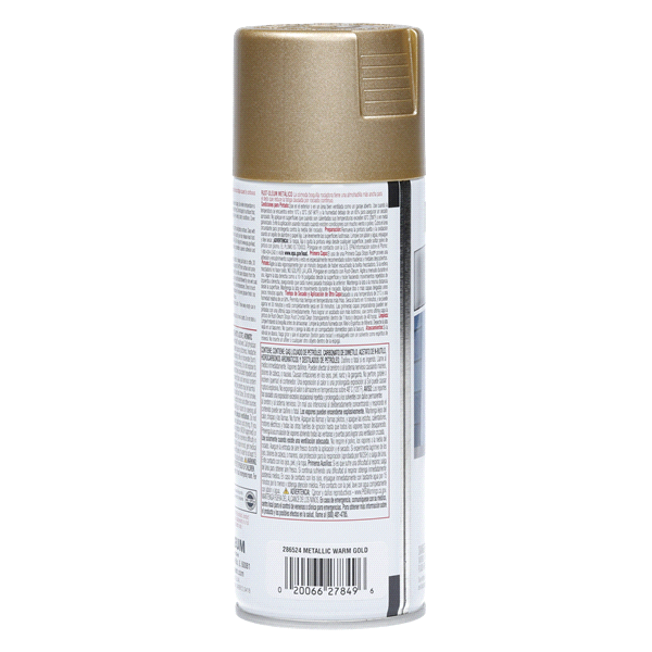 slide 4 of 9, Rust-Oleum Stops Rust Protective Metallic Finish Spray Paint - 286524, Vintage Gold, 11 oz