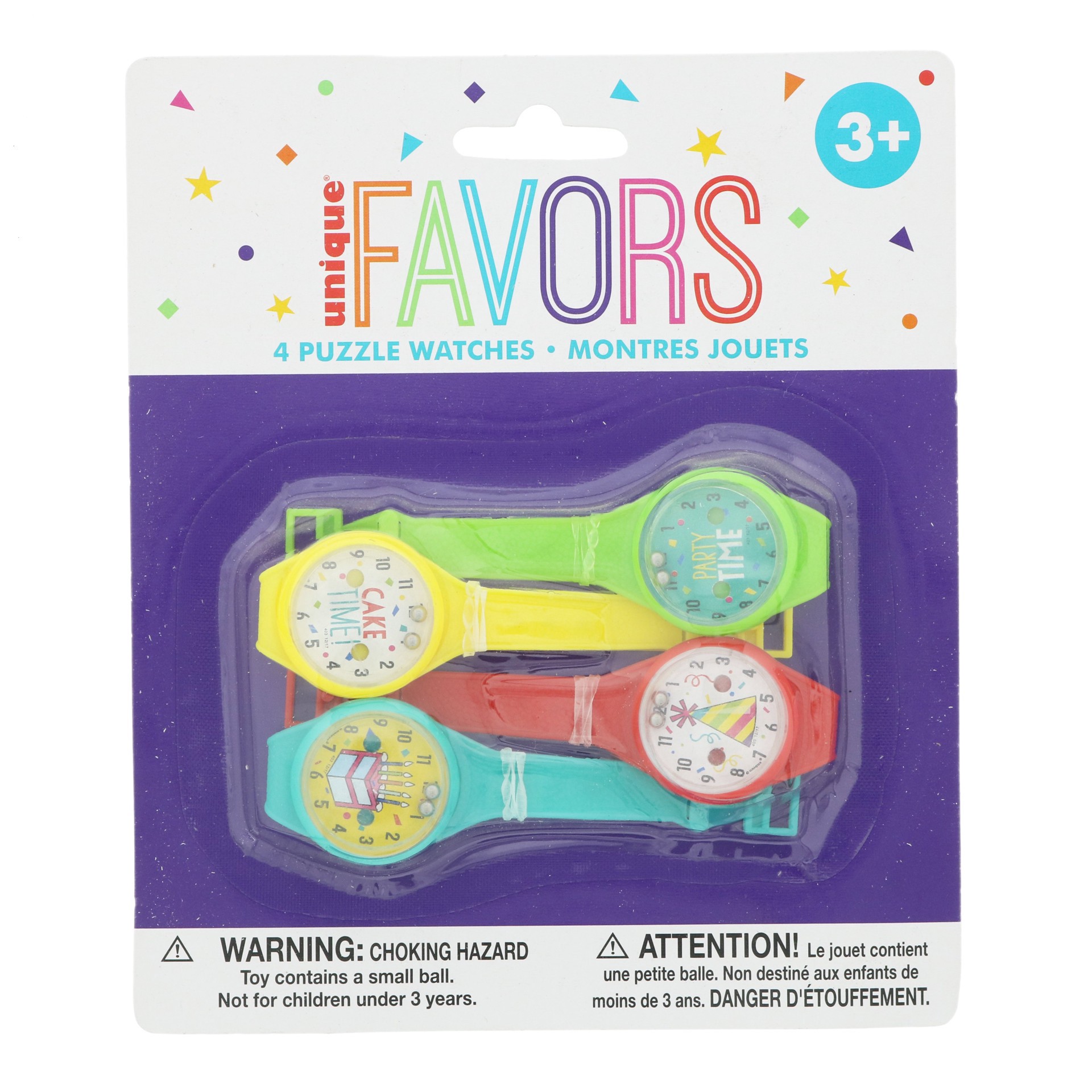 slide 1 of 1, Unique Industries Puzzle Watches, 4 ct