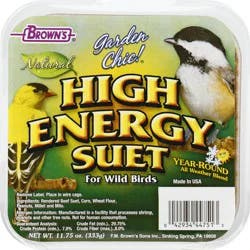 Brown's Garden Chic! High Energy Suet Wild Bird Food