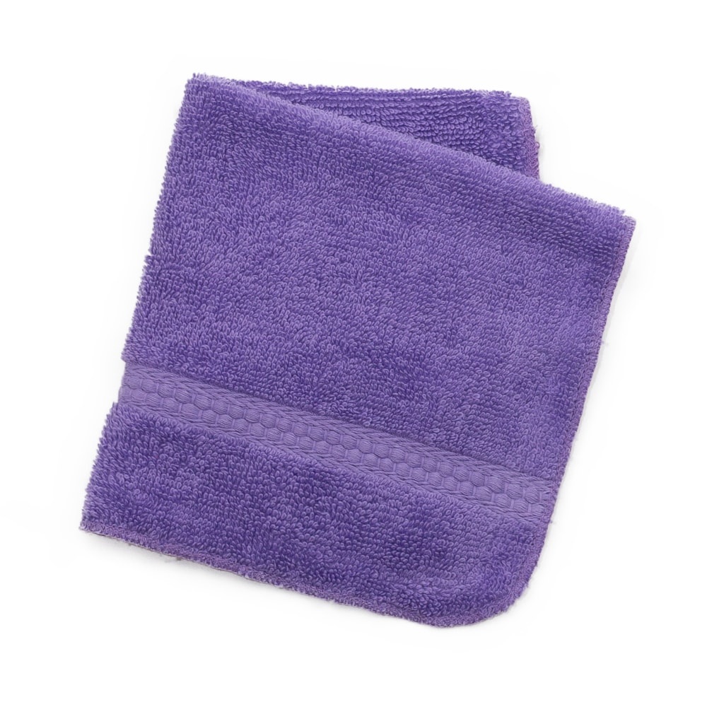 slide 1 of 1, Everyday Living Wash Cloth - Purple, 1 ct