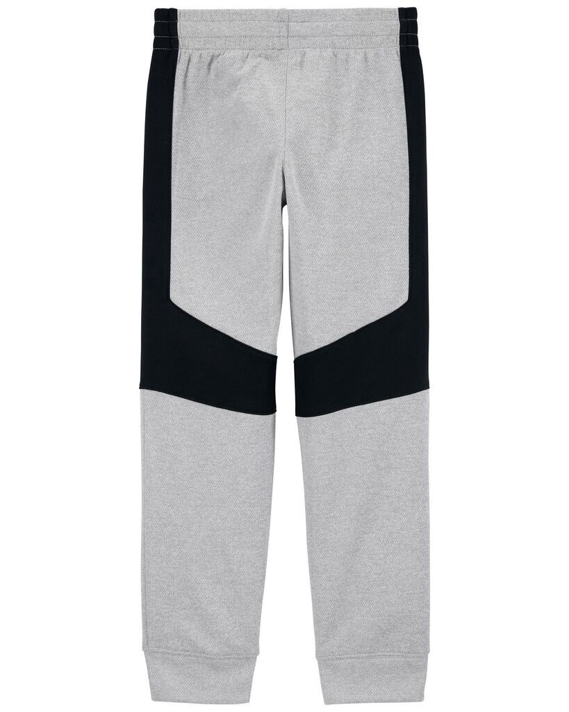 slide 2 of 3, Carter's Kid Colorblock Active Mesh Pants - Grey Heather 4, 1 ct