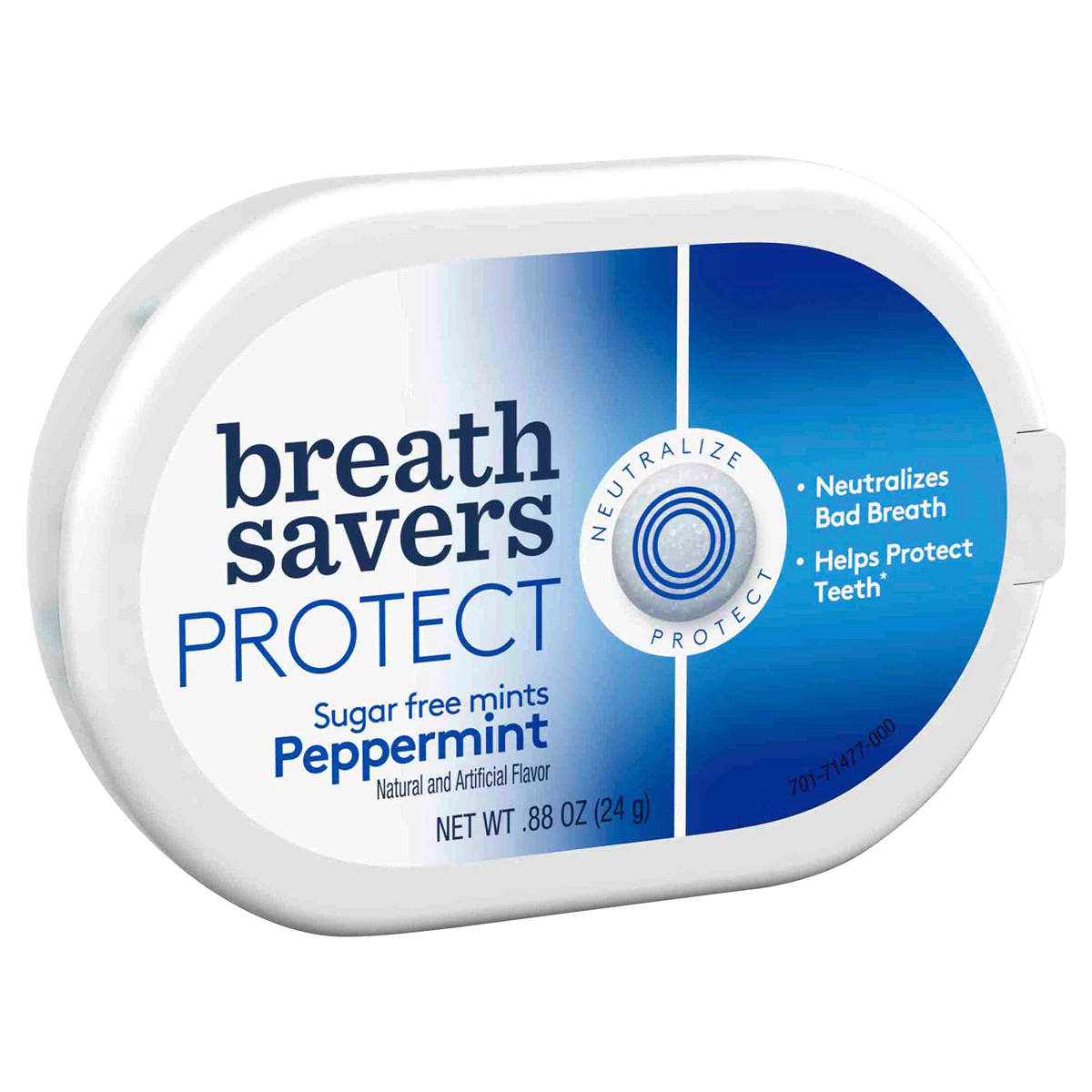 slide 2 of 3, Breath Savers Peppermint Protect Sugar Free Mints, 0.88 oz
