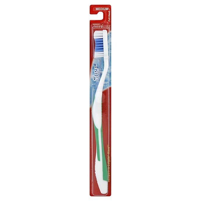 slide 1 of 1, Harmon Face Values Surf Medium Toothbrush, 1 ct