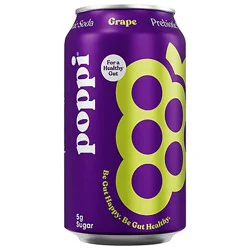 Poppi Grape Prebiotic Soda - 12 Fl. Oz.