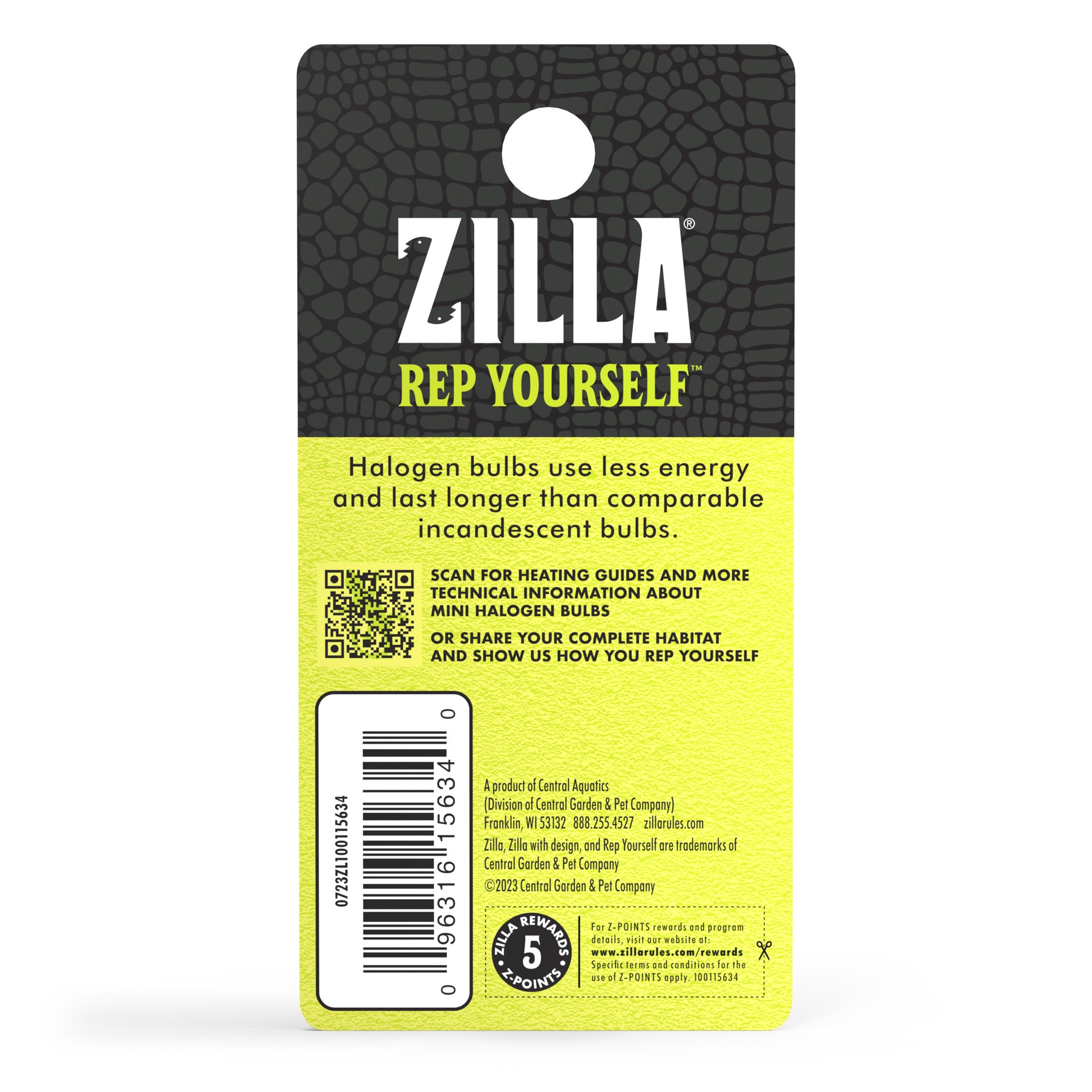 slide 9 of 10, Zilla Light & Heat Mini Halogen Bulbs Day Blue 50 Watts, 1 ct