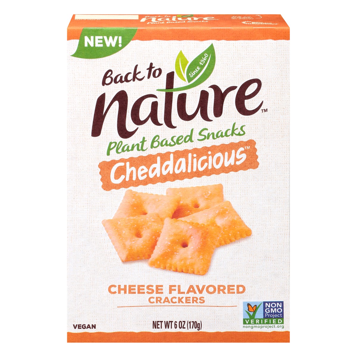 slide 3 of 11, Back to Nature Crackers, 6 oz