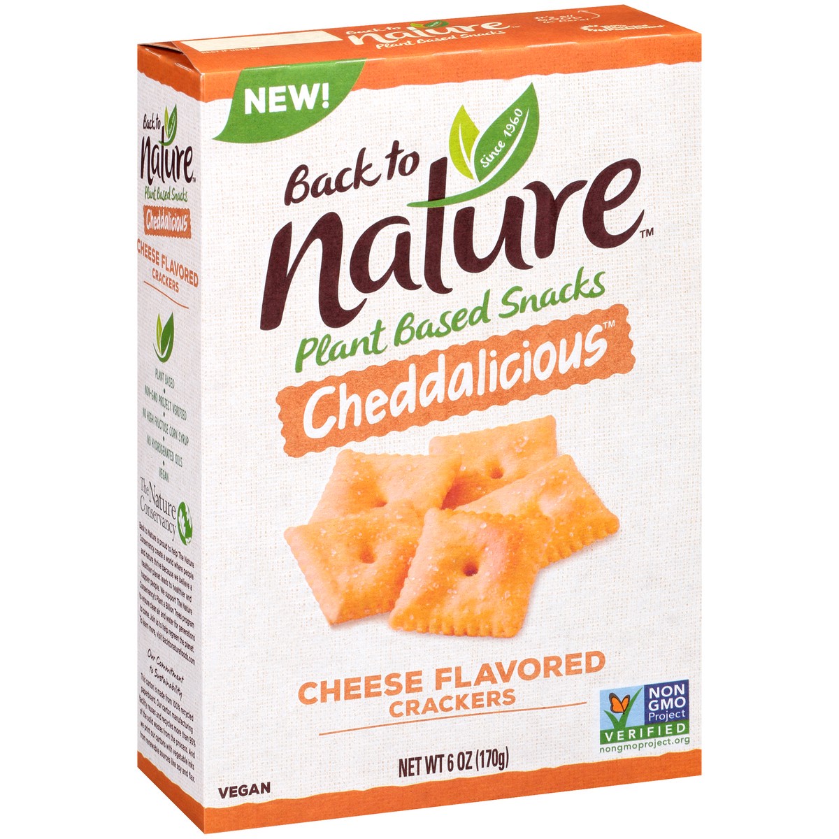 slide 4 of 11, Back to Nature Crackers, 6 oz