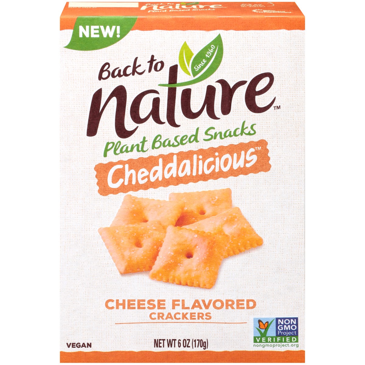 slide 9 of 11, Back to Nature Crackers, 6 oz