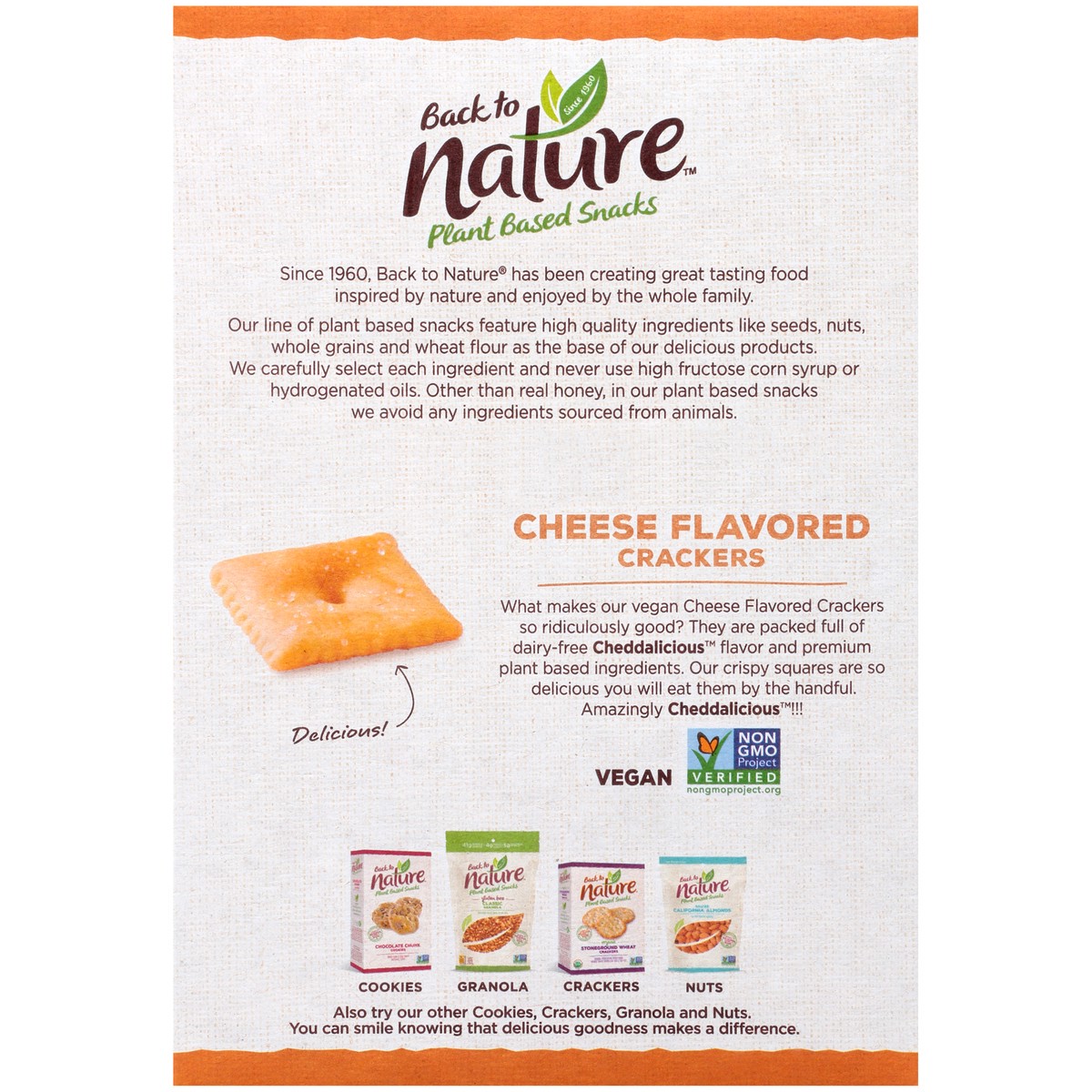 slide 11 of 11, Back to Nature Crackers, 6 oz