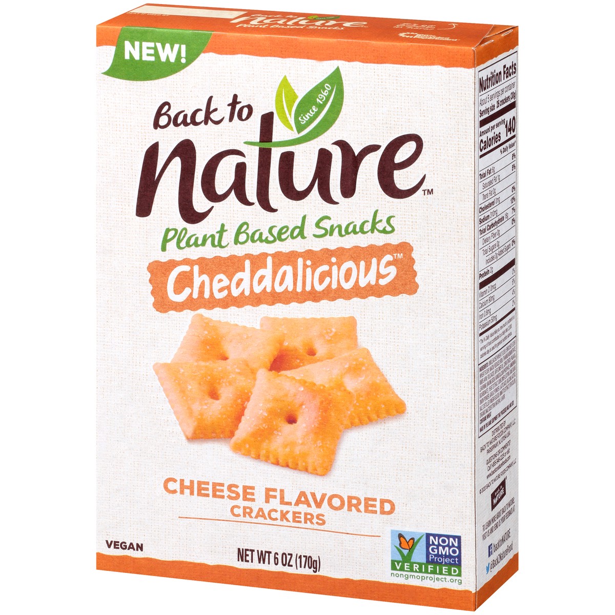 slide 1 of 11, Back to Nature Crackers, 6 oz