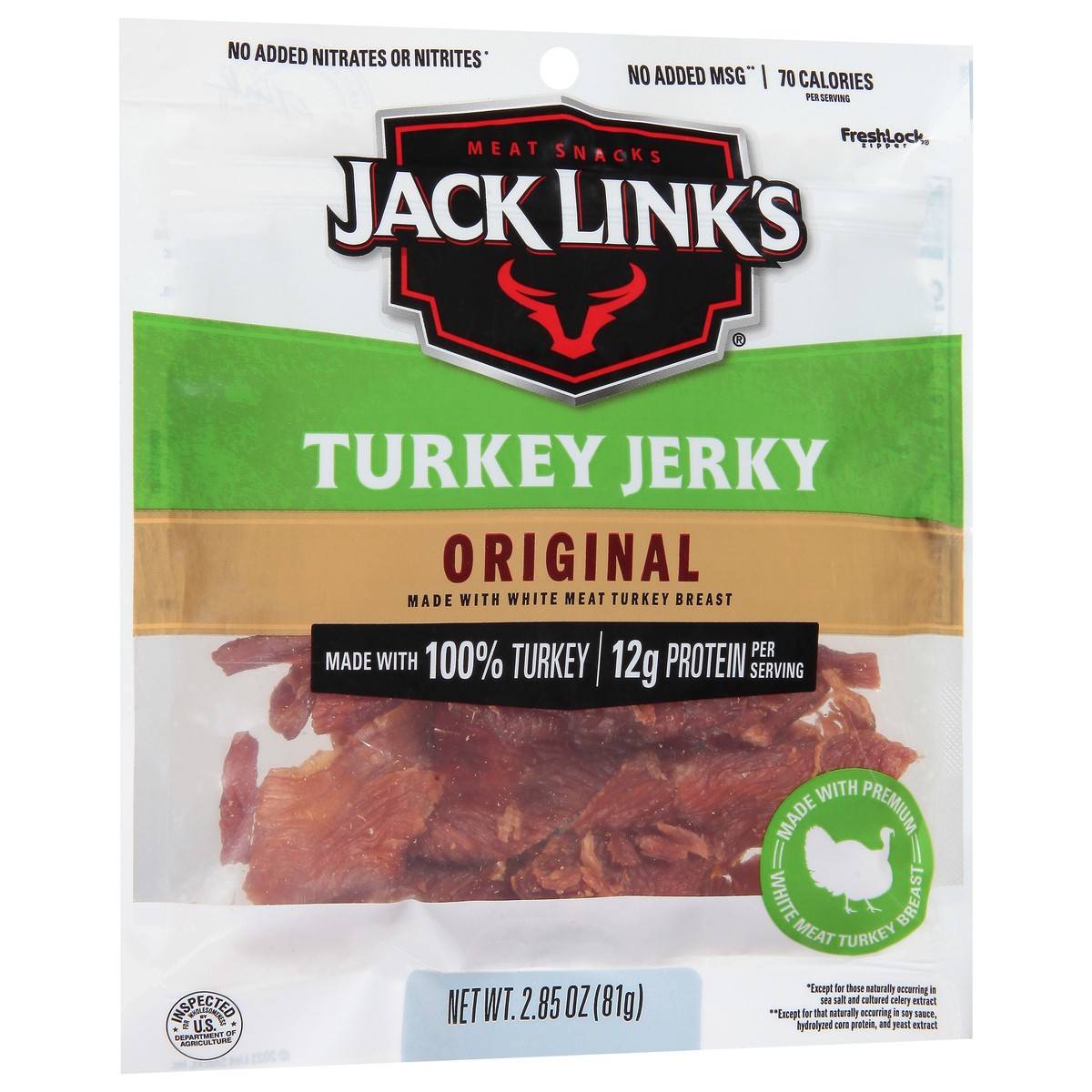 slide 3 of 9, Jack Link's Original Turkey Jerky 2.85 oz, 2.85 oz