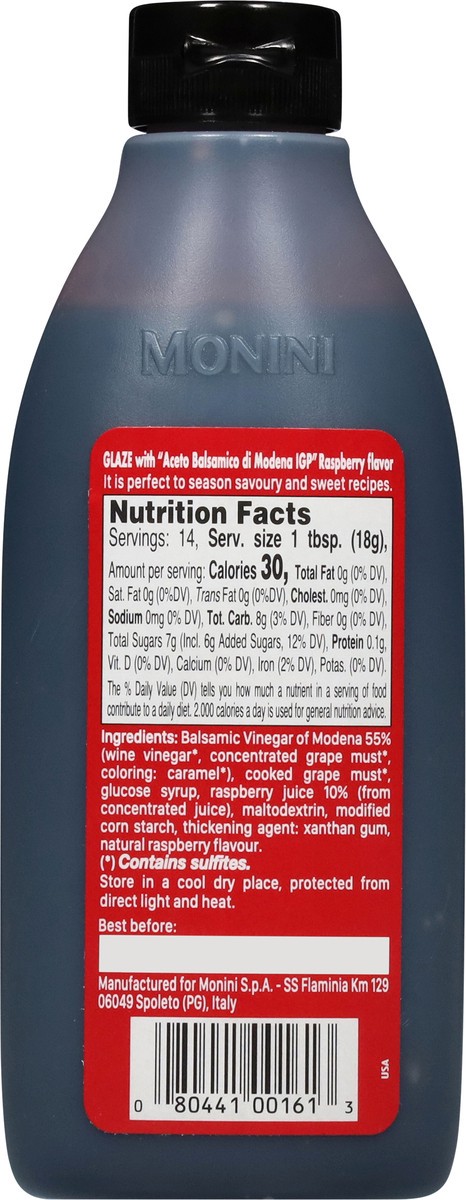 slide 7 of 14, Monini Raspberry Flavor Glaze 8.8 oz, 8.8 oz