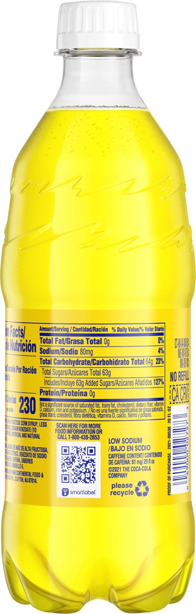 slide 3 of 7, Inca Kola Bottle, 20 fl oz, 20 fl oz