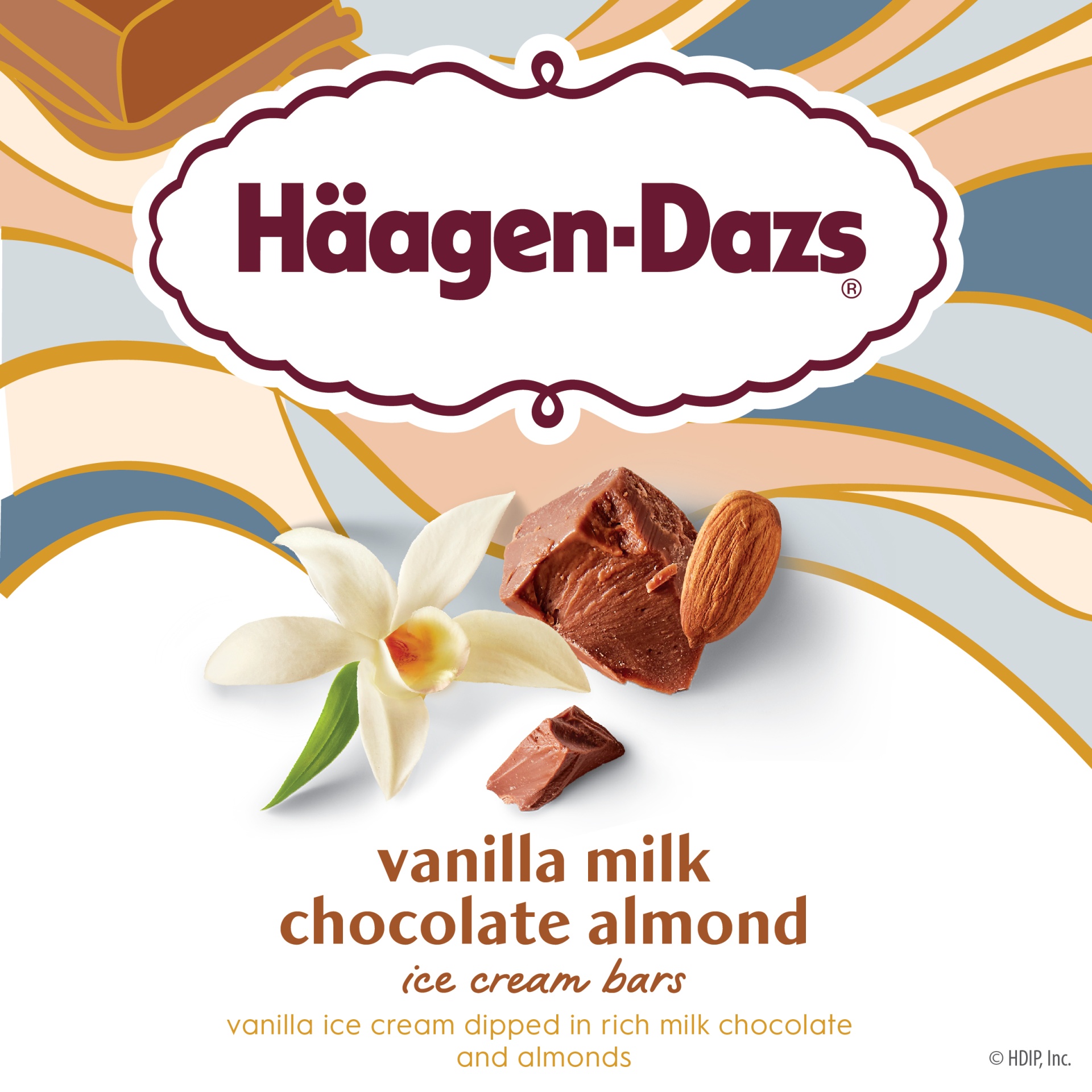 slide 2 of 7, Haagen Dazs Vanilla Milk Chocolate Almond Ice Cream Bars, 3 ct