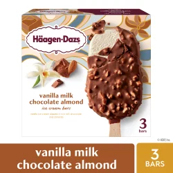 Haagen Dazs Vanilla Milk Chocolate Almond Ice Cream Bars