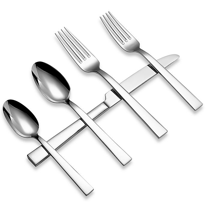 slide 1 of 1, Oneida Aero Flatware Set, 20 ct