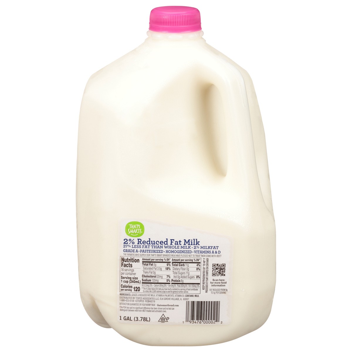 slide 1 of 11, That's Smart! 2% Reduced Fat Milk, 1 gal