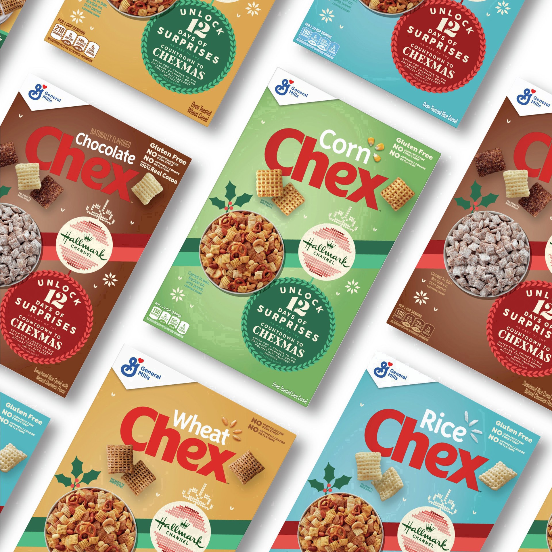 slide 4 of 122, Chex Chocolate Chex Cereal, Gluten Free Breakfast Cereal, Made with Whole Grain, 12.8 oz, 14.25 oz