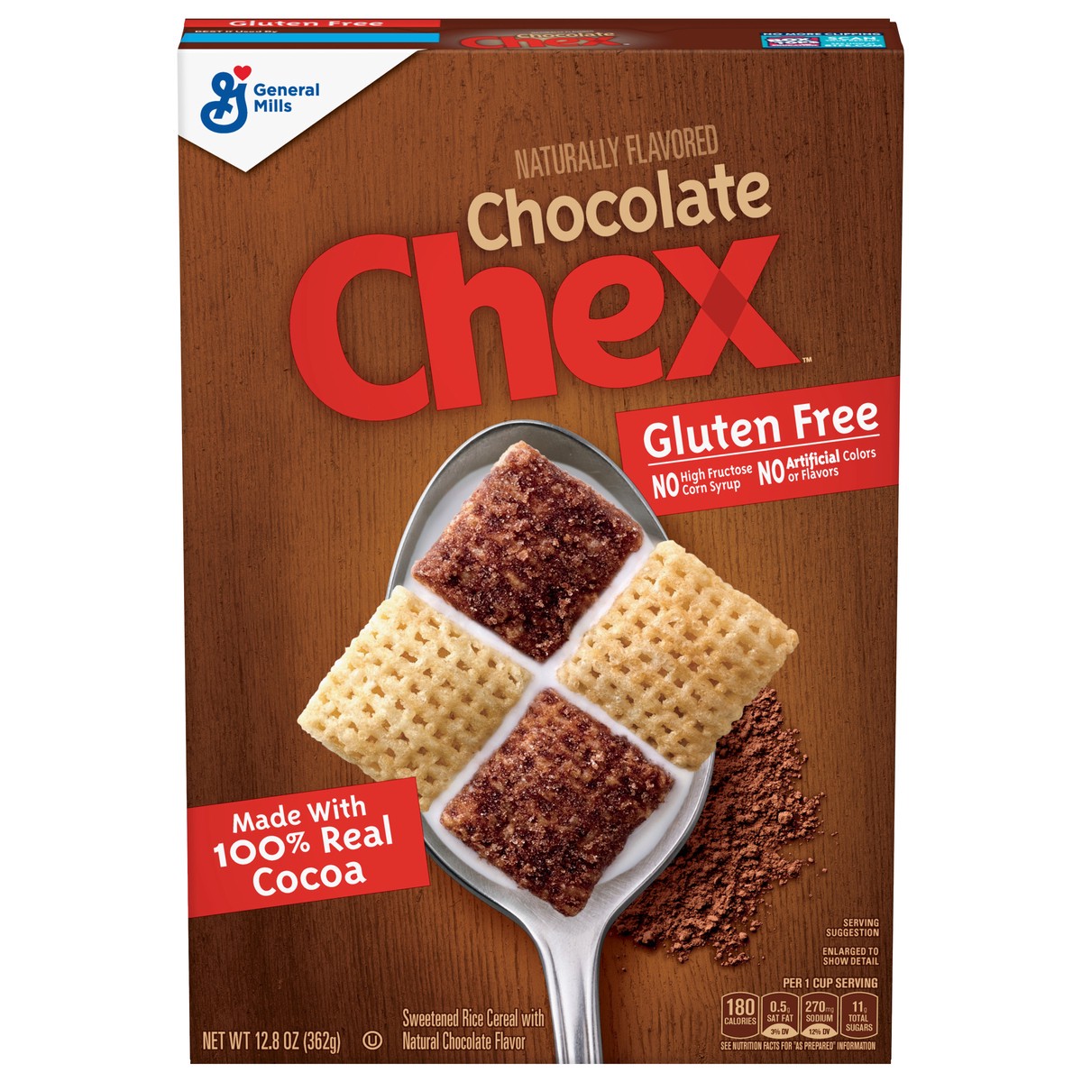 slide 1 of 1, Chex Gluten Free Chocolate Cereal 12.8 oz, 14.25 oz