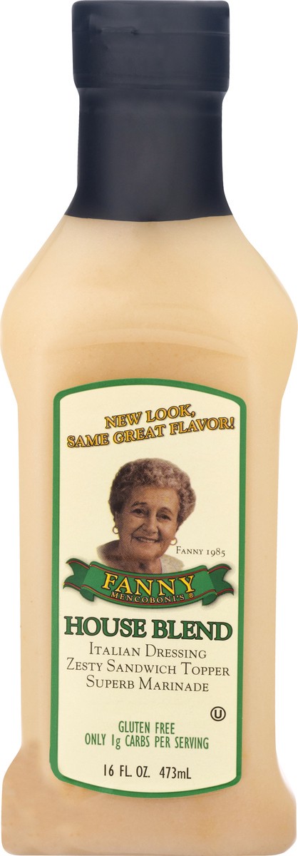 slide 5 of 9, Fanny Mencoboni's House Blend Italian Dressing 16 oz, 16 oz