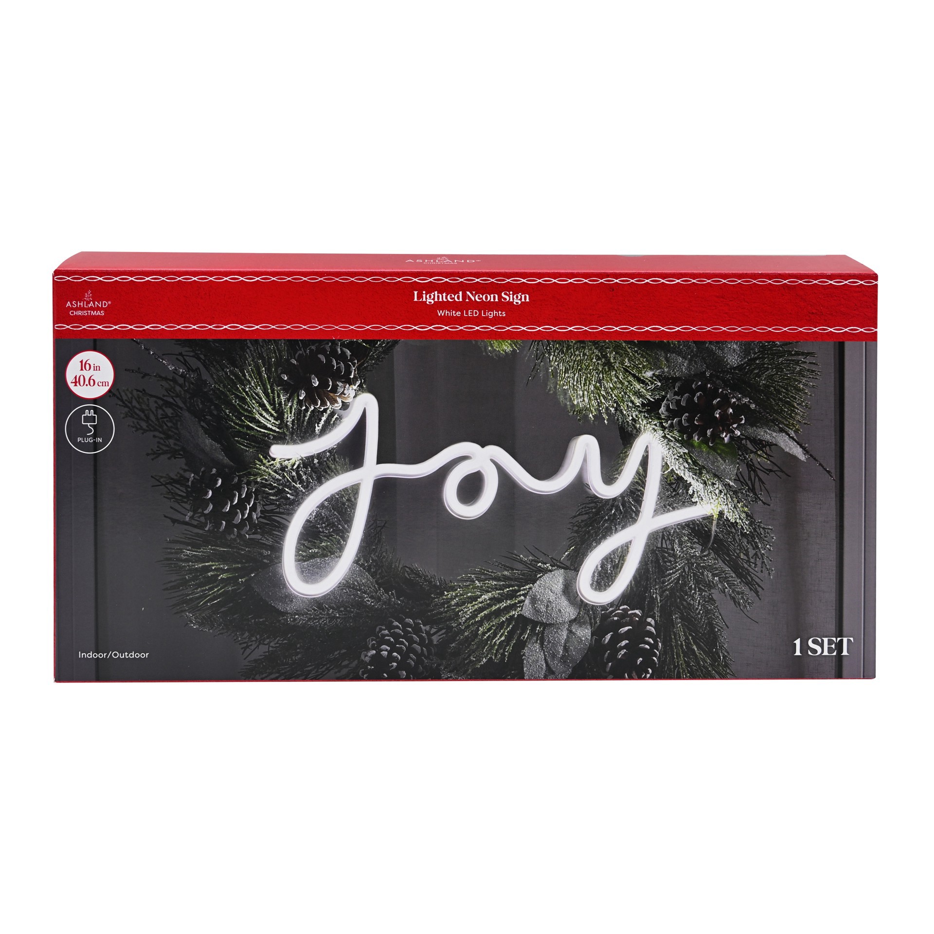 slide 2 of 4, 16" Joy Lighted Led Neon Sign By Ashland, 16 in