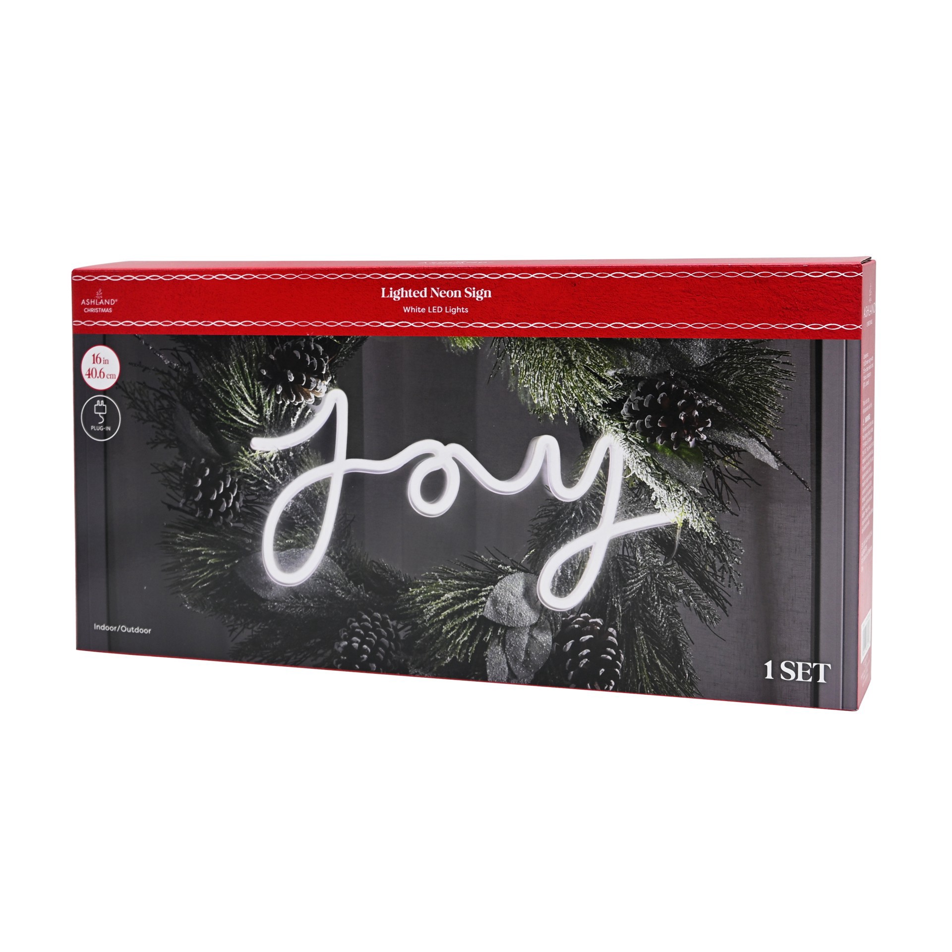 slide 4 of 4, 16" Joy Lighted Led Neon Sign By Ashland, 16 in