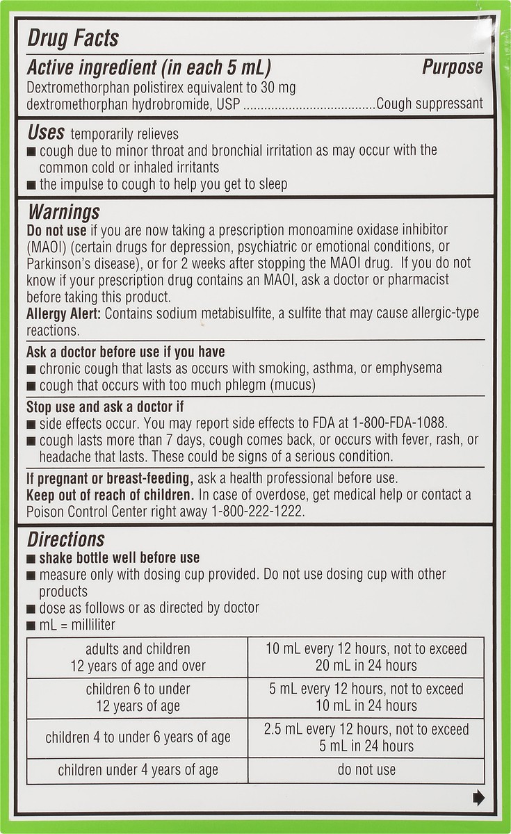 slide 7 of 7, Robitussin Extended-Release 12 Hour Cough Relief (3 fl. oz. Bottle, Orange Flavor), Alcohol-free Cough Suppressant, 3 oz