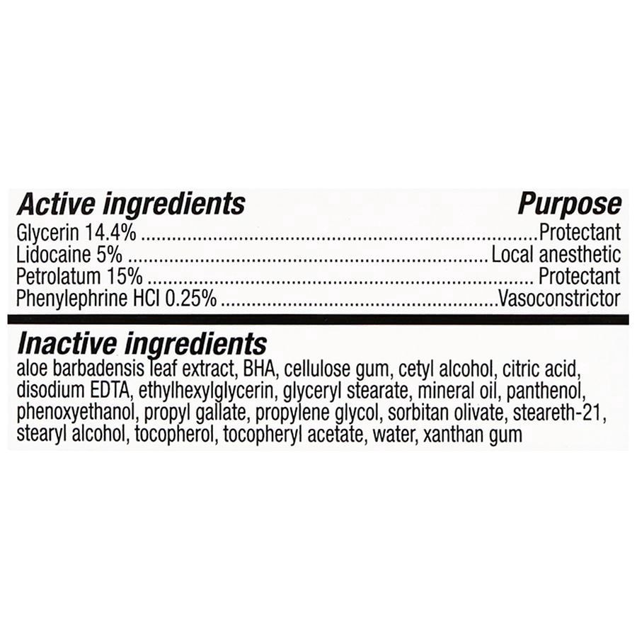 slide 5 of 5, Walgreens Hemorrhoidal Pain Relief Cream with Lidocaine Tube + Single-Use Packets, 1 ct